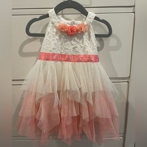 Nicole Miller | Pink and White Dress | 12m